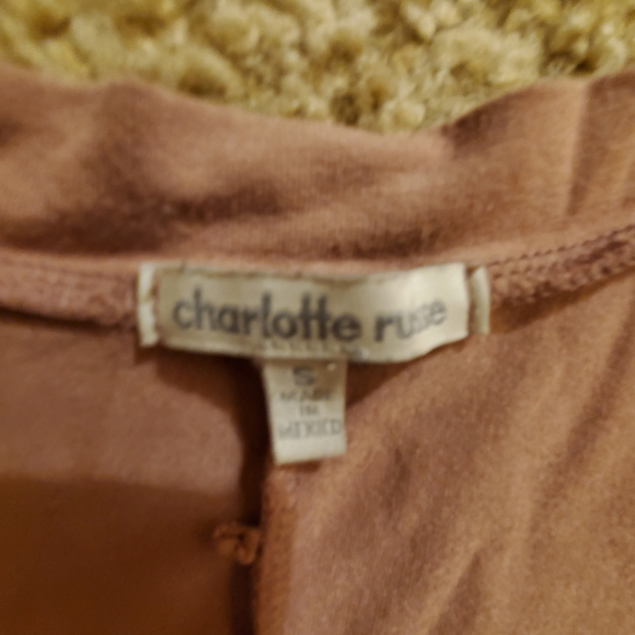 Charlotte Russe tan soft shift dress size small - Picture 4 of 6